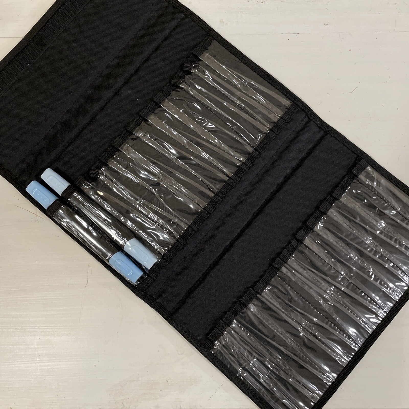 Empty Stampin’ Blends Or Copic Marker Storage Case - Holds 24 - Secure Closure