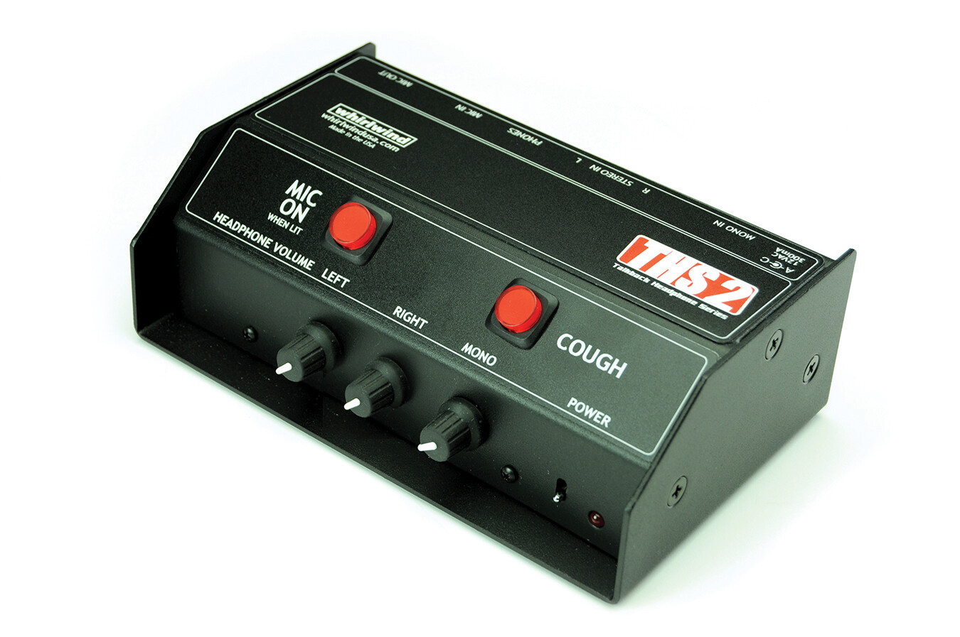 Whirlwind THS 2 Talkback Headphone Box Sports Announcer Microphone Control
