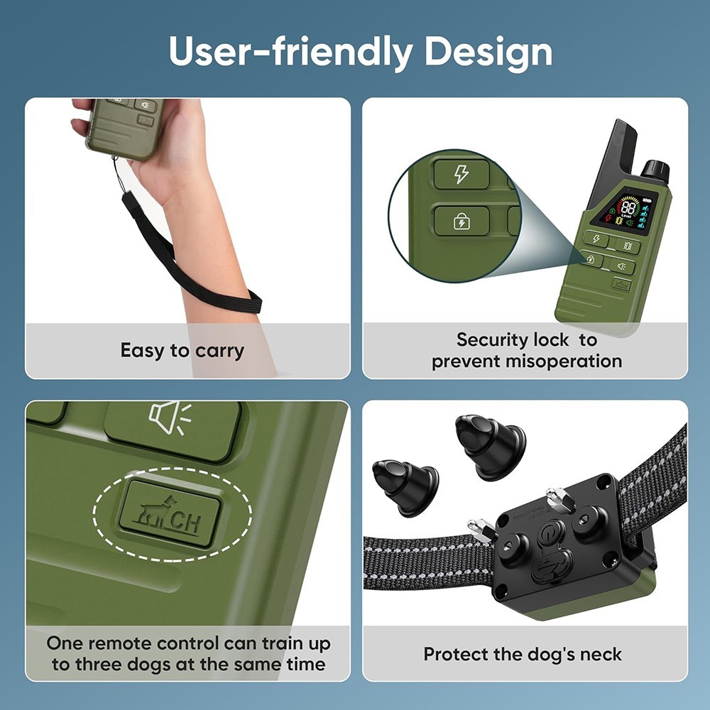 Dog Shock Collar - 4200FT Dog Training Collar with Remote