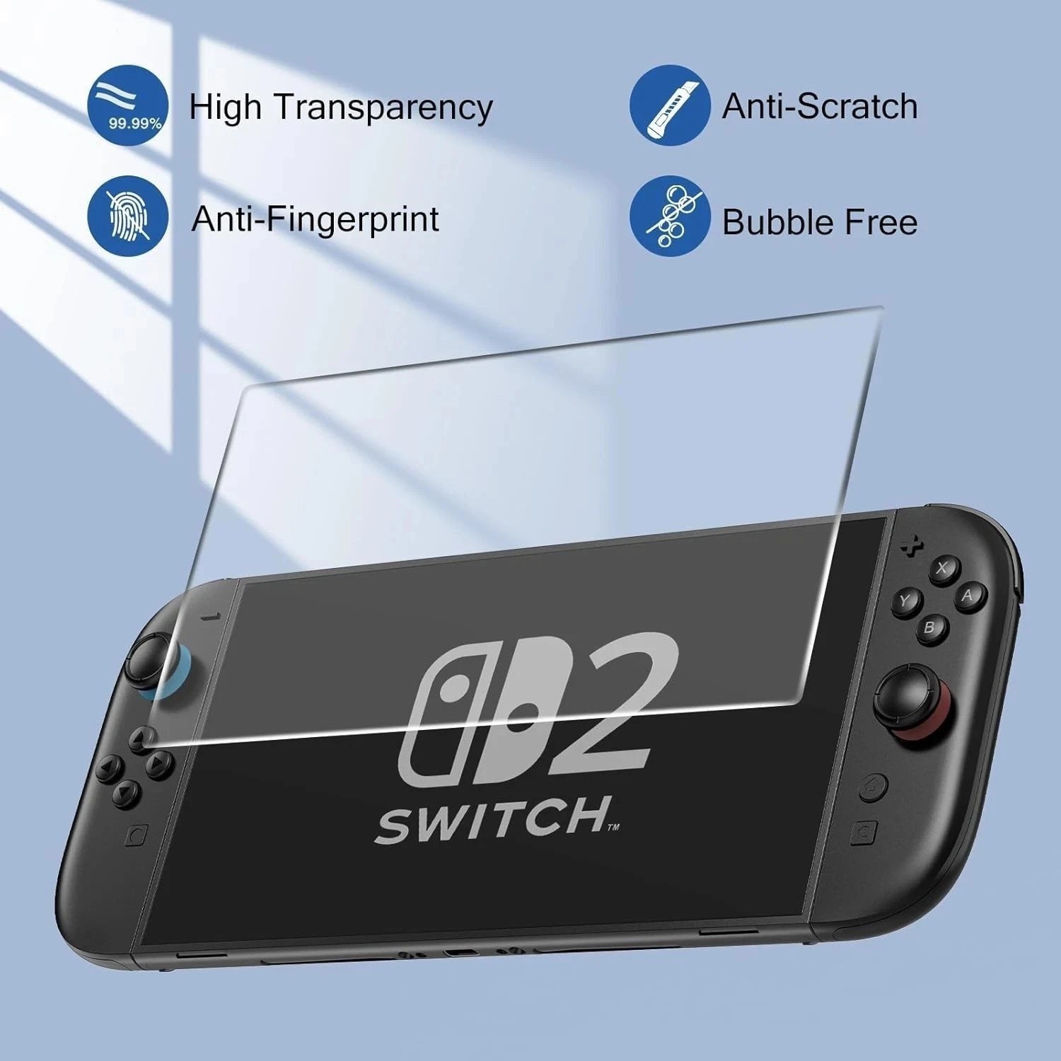 For Nintendo Switch 2 Protector Case Dockable Case Film Grip Cover Waterproof