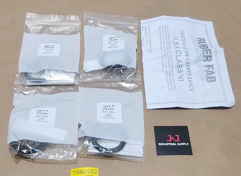 *NEW SURPLUS* LOT OF 4 DFT Valves 2103-RK ¾" DSV Inlet Rebuild Kit + Warranty!