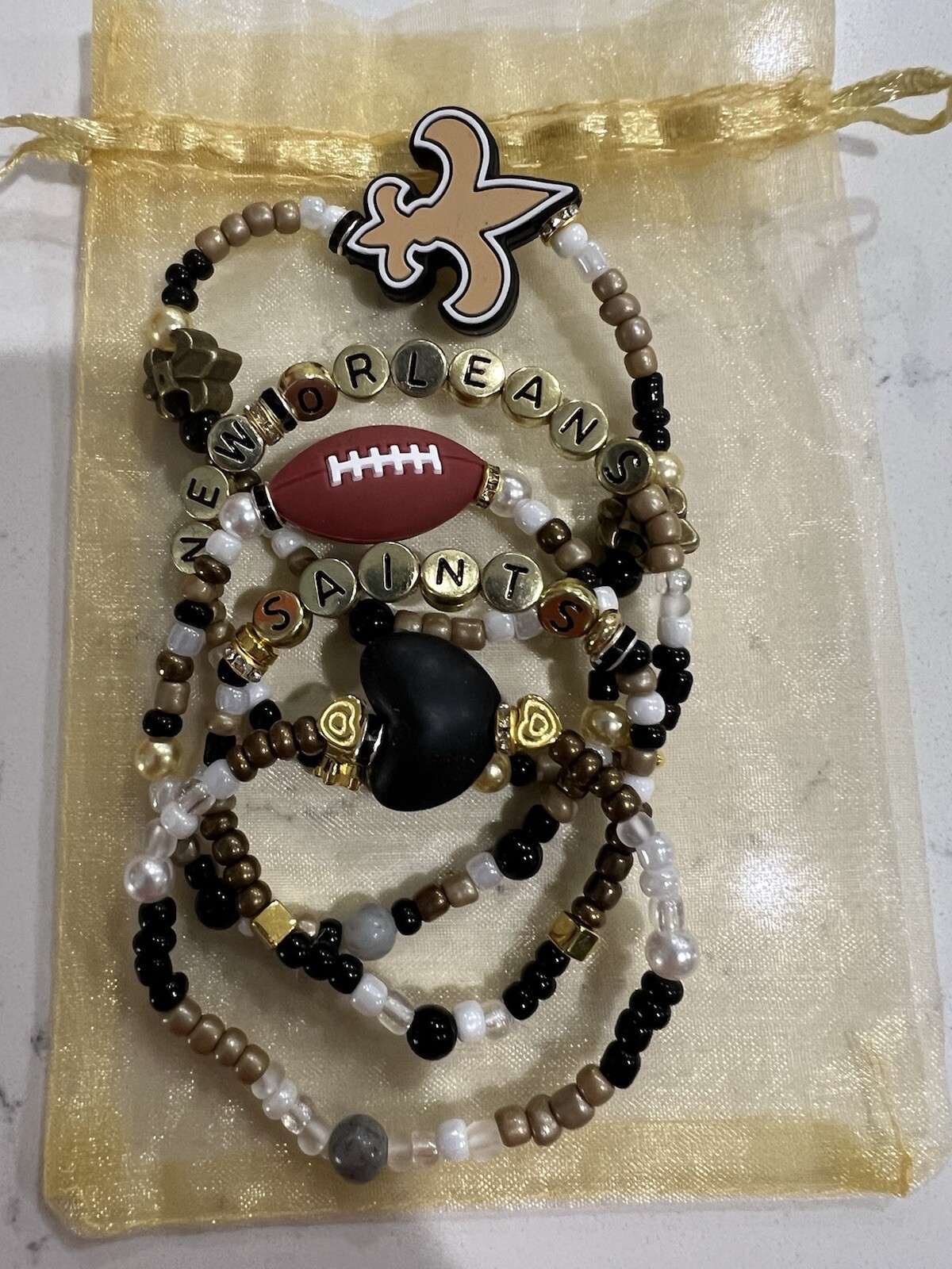 New Orleans Saints Friendship Bracelets (5)