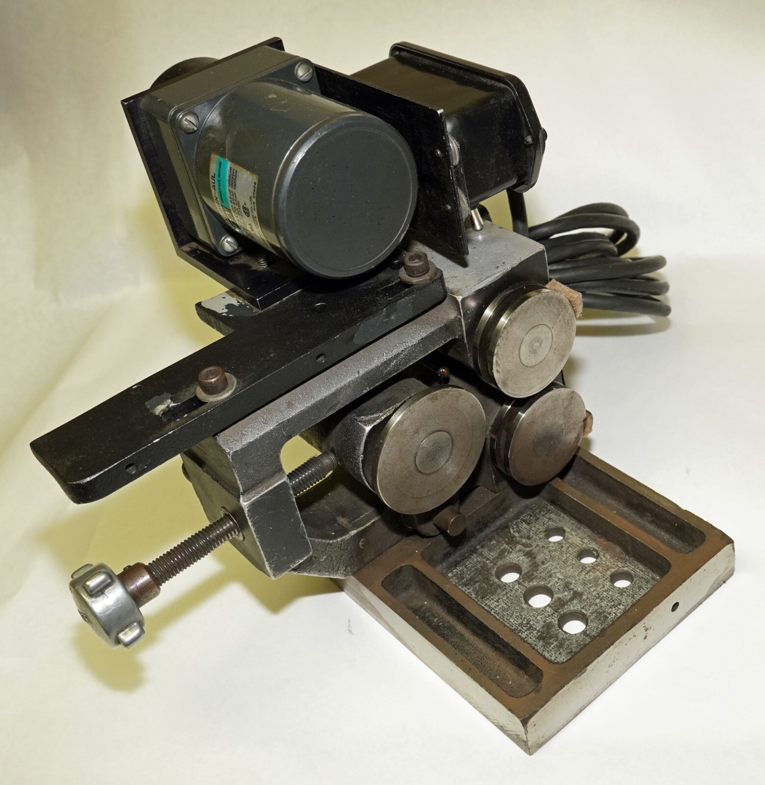 St. Mary Type Roll Spin - Motorized Grinding Fixture - Punch Pin