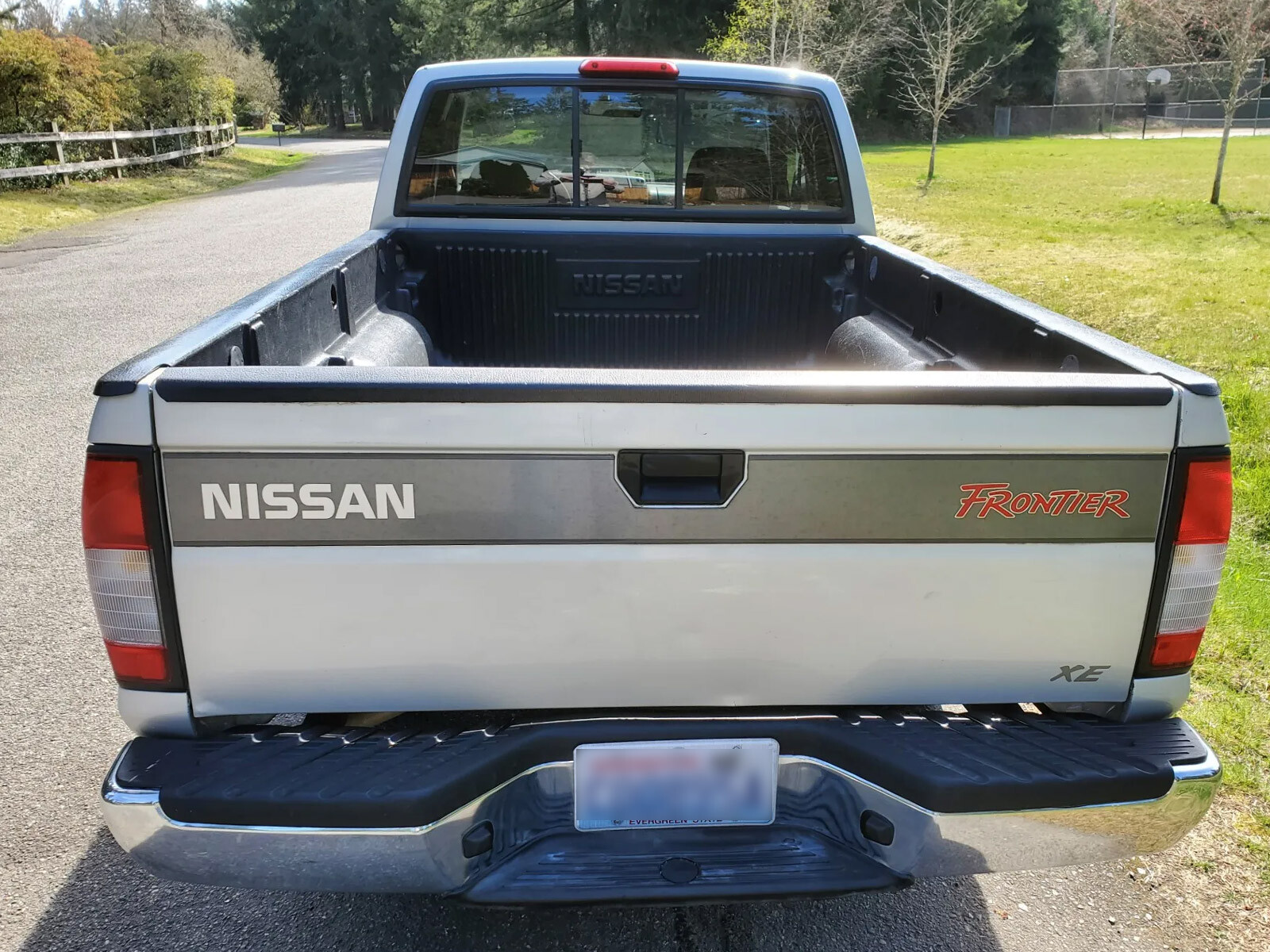 Complete Chrome Rear Step Bumper Assembly For 1998-2004 Nissan Frontier - Steel