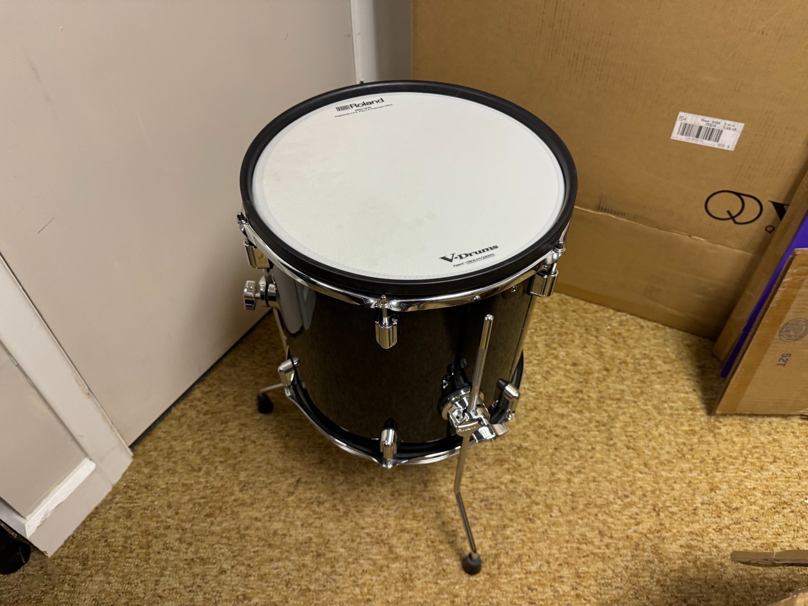 Roland PDA140F V-Pad 14" Floor Tom Dual Trigger Mesh Drum Pad - Midnight Sparkle