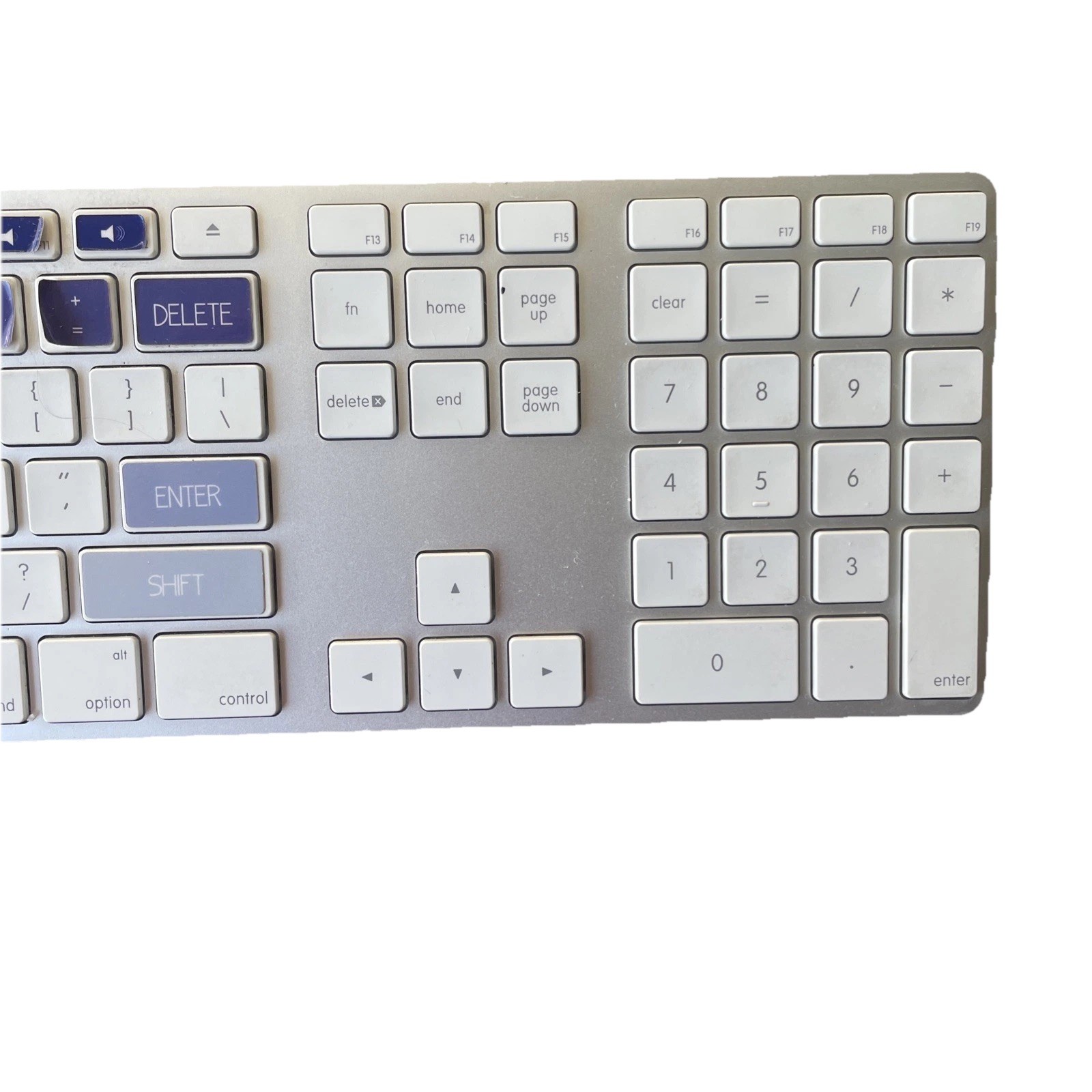 Keyboard Apple Silver,White Model:A1243 USB Wired – Tested