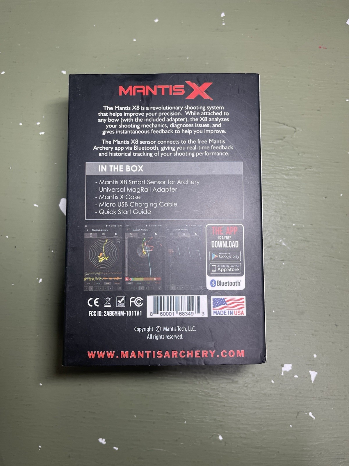 Mantis X8 Archery Shooting Analysis System, NEW.