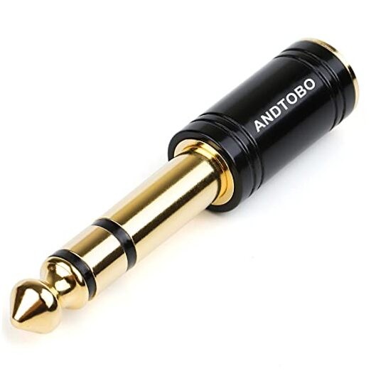 1/4''(6.35mm) Male to 1/8'' (3.5mm) Female 1/4 Male to 3.5mm Female -1PACK