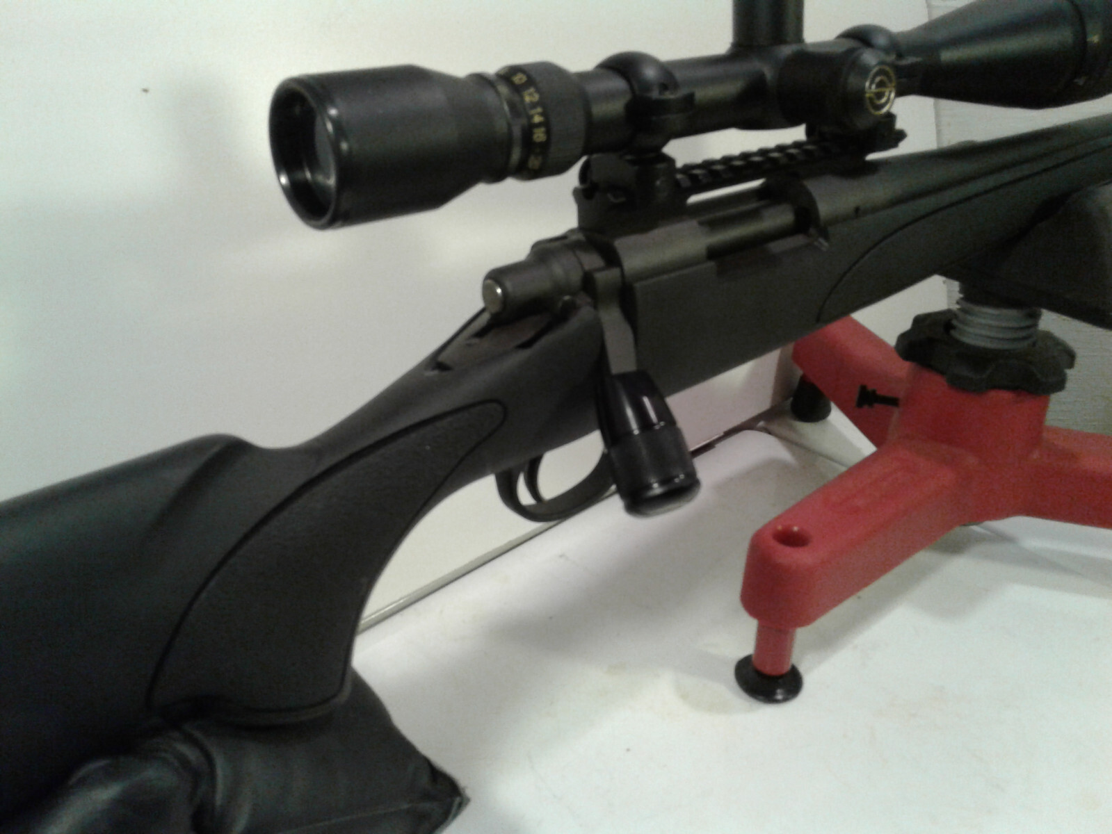 Remington 700 Black Bolt on Knob Tactical Knob Aluminum Knurled Bolt Lift NEW