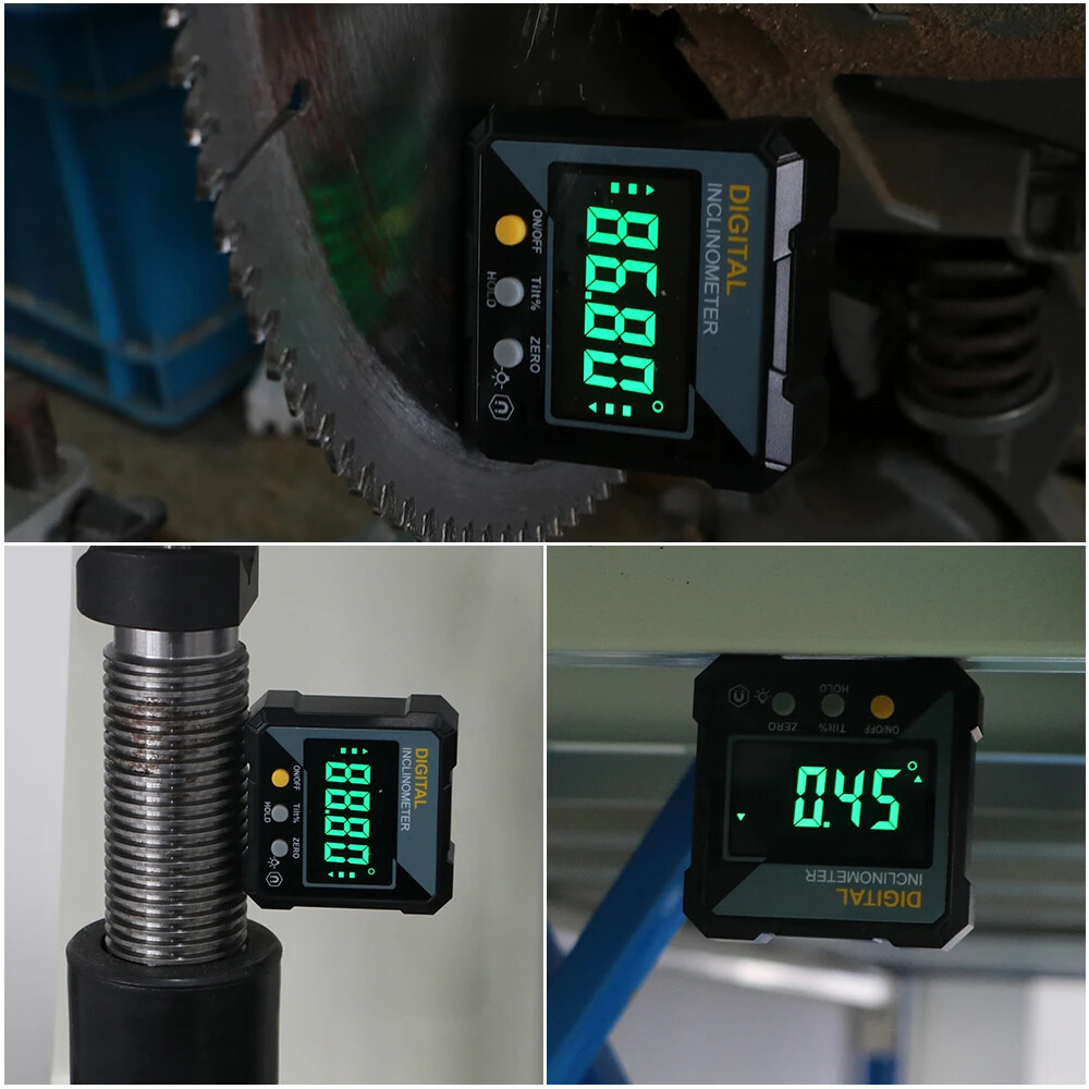 New Angle Protractor Mini Digital Protractor Inclinometer Angle Finder Gauge