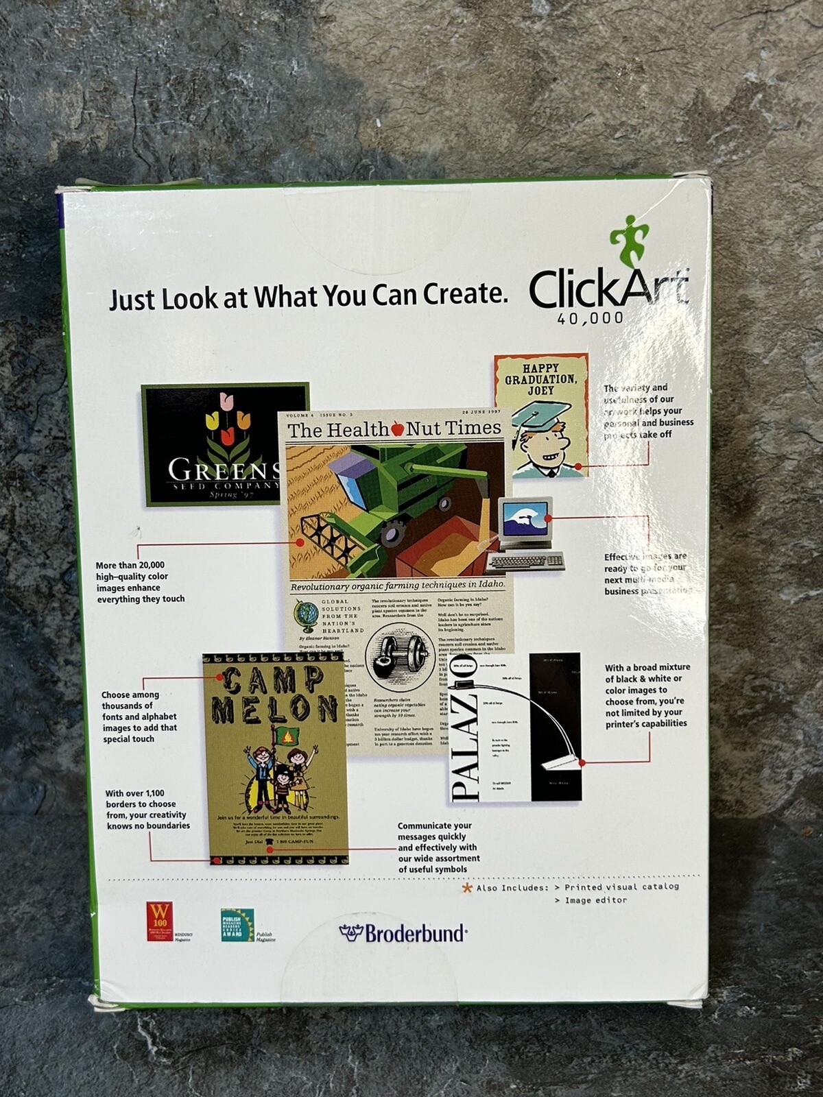 Click Art 40,000 Starter Image Pak Software 4 PC Users Guide Visual Catalog 3CDs
