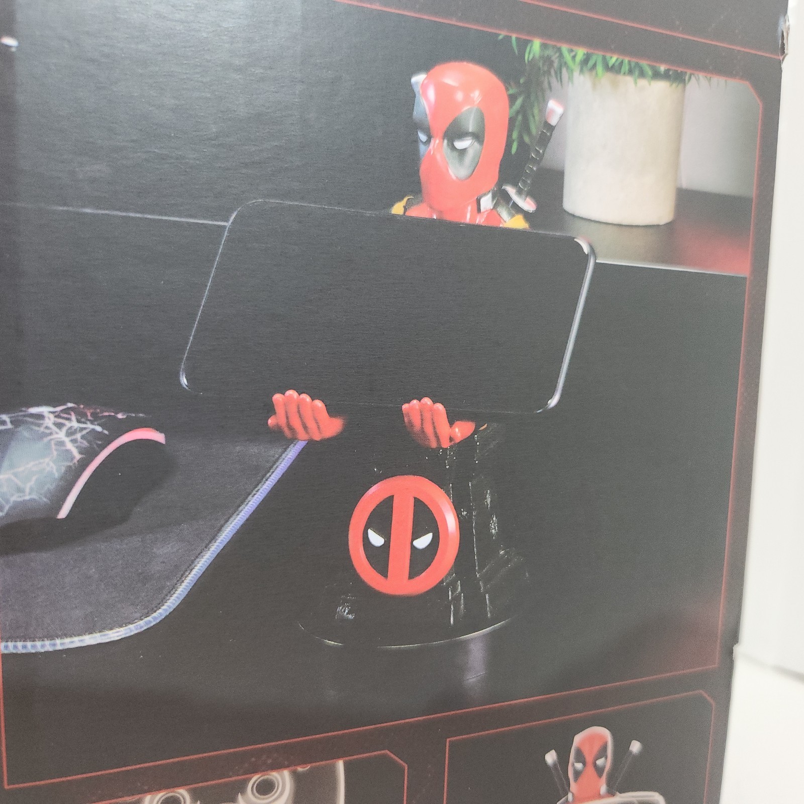 NEW Official Marvel Deadpool Cable Guys Controller Phone Holder Charging Stand