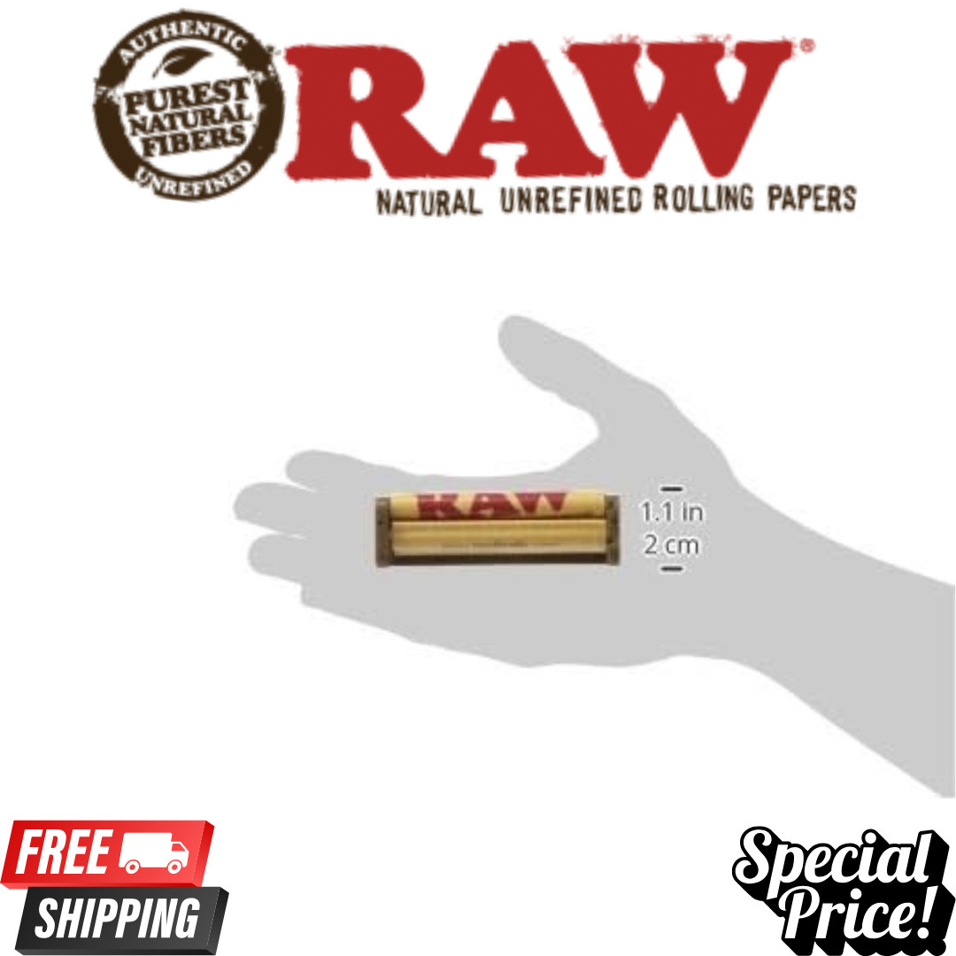 RAW Authentic Composite Plastic Cigarette Rolling Machine 79mm Full Box 12 count