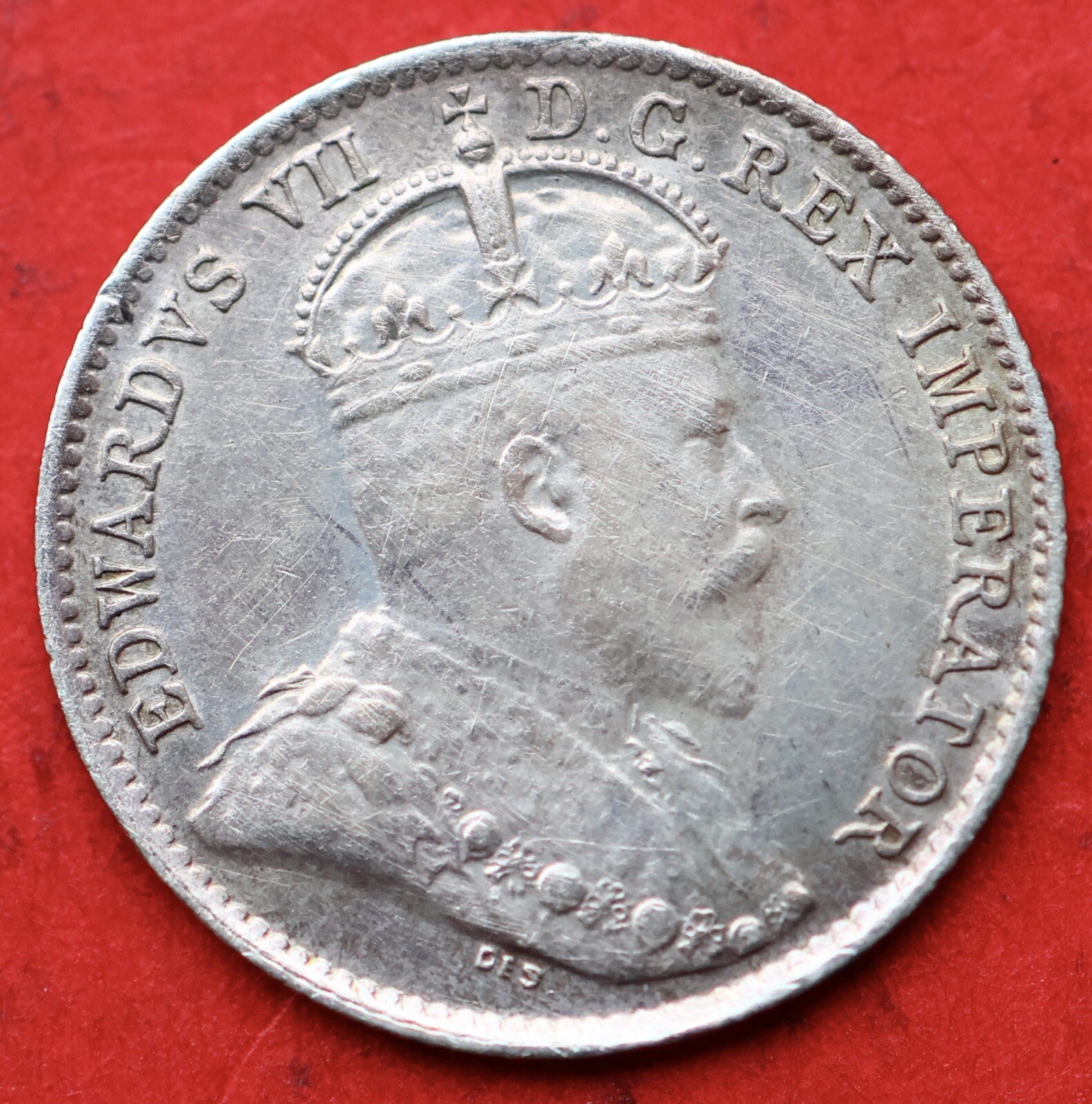 1910 Canada 5 Cents Pointed Leaf - AU - Lot#12292