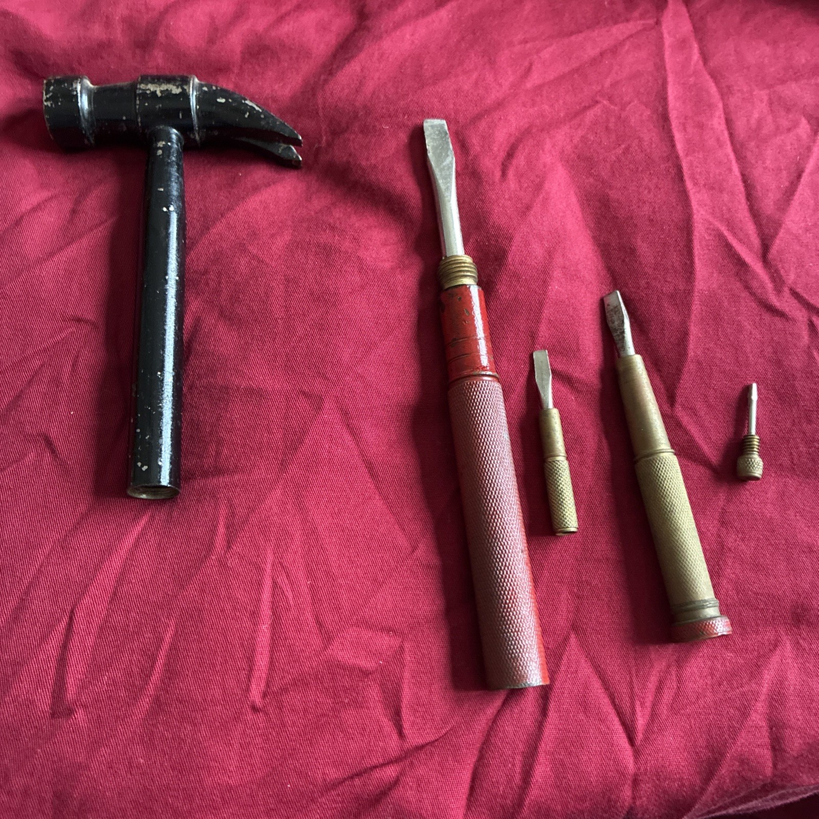 Nesting Claw Hammer Screwdriver Frey Multi Tool Machinist Vintage