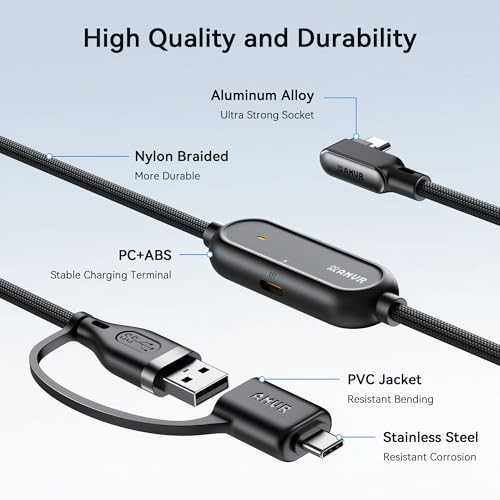 Link Cable with Charging 16FT Compatible with Meta Quest 3/3S/2/Pico 4
