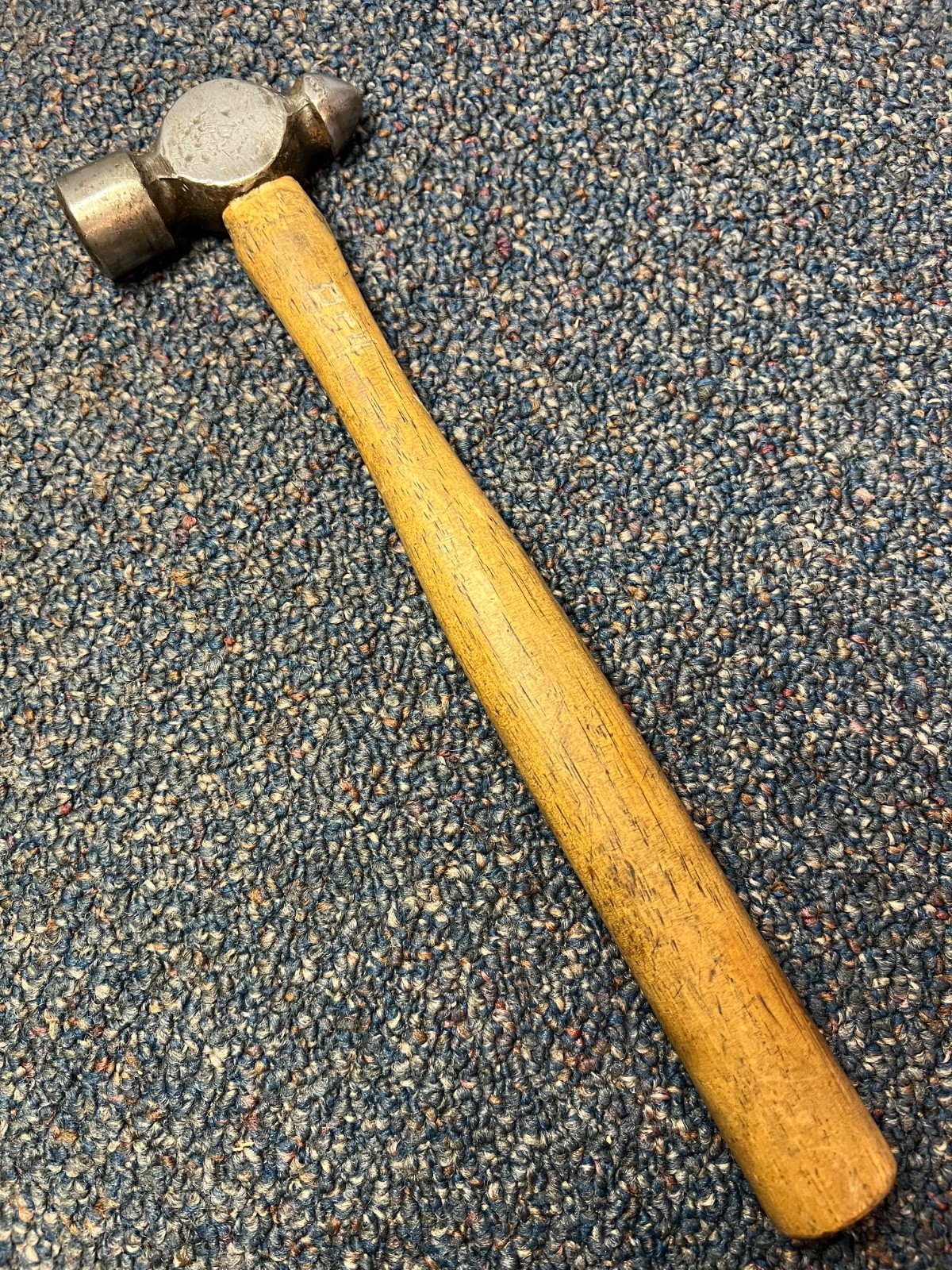 Vtg Plumb ball peen hammer, 11 oz. total weight, orig. handle, good condition