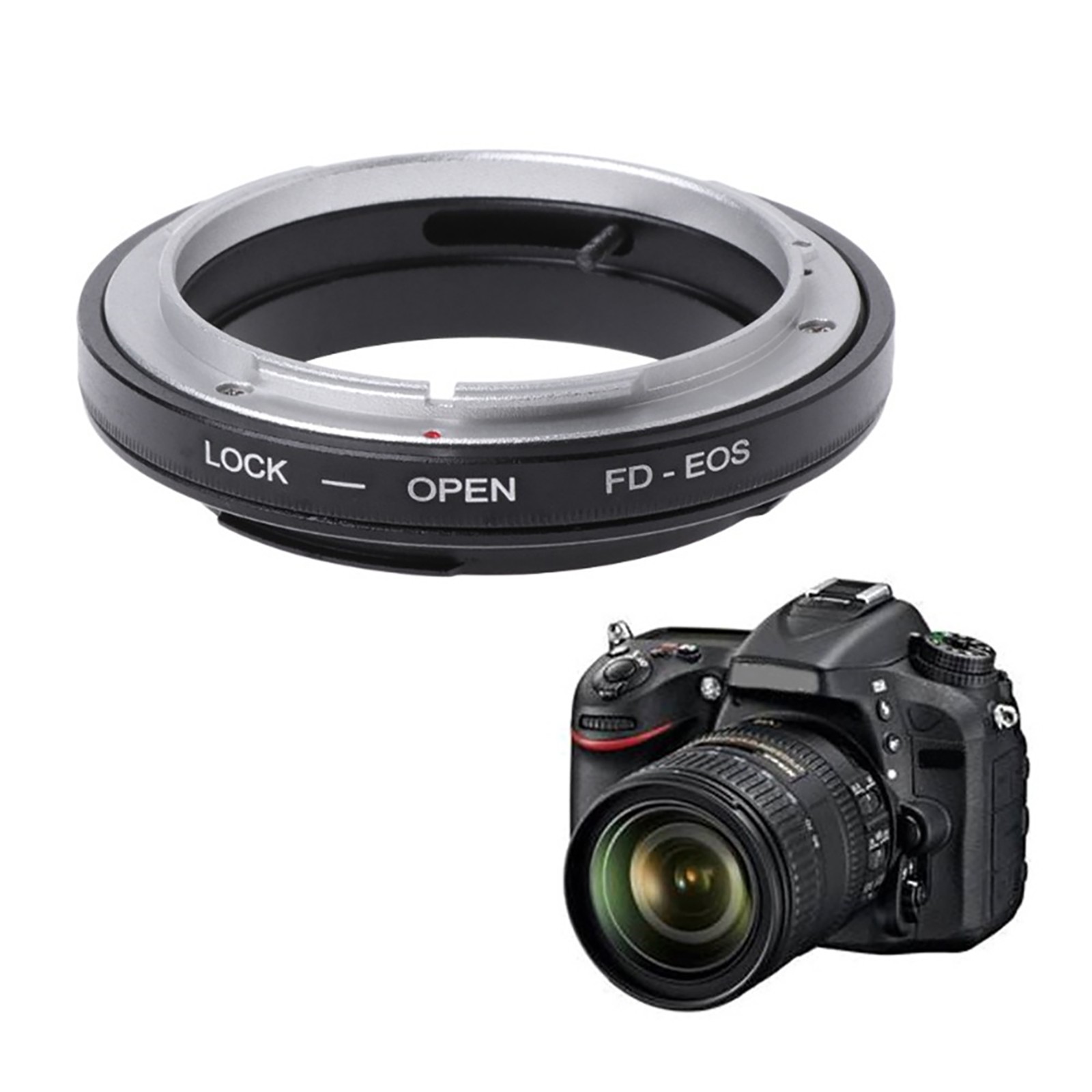 FD-EOS Tube Mount Adapter Ring For Canon FD Lens to EOS EF Camera Accs Replace