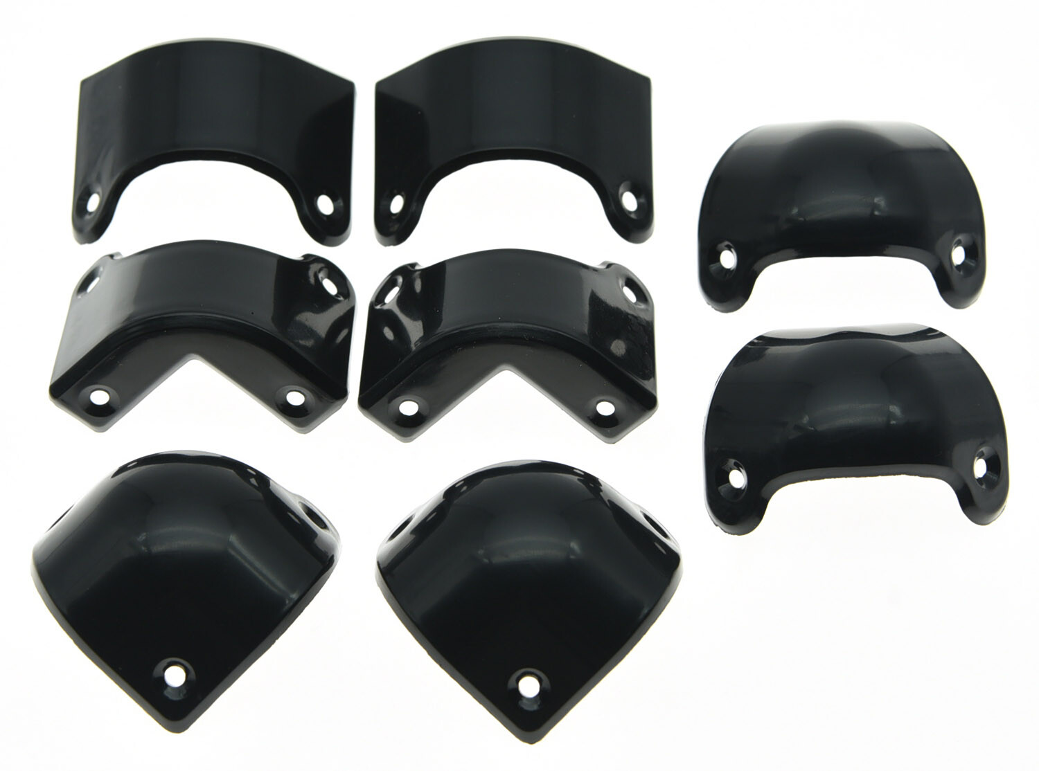 KAISH 4x Front 4x Rear Plastic Guitar AMP Amplifier Cabinet Corner for Marshall