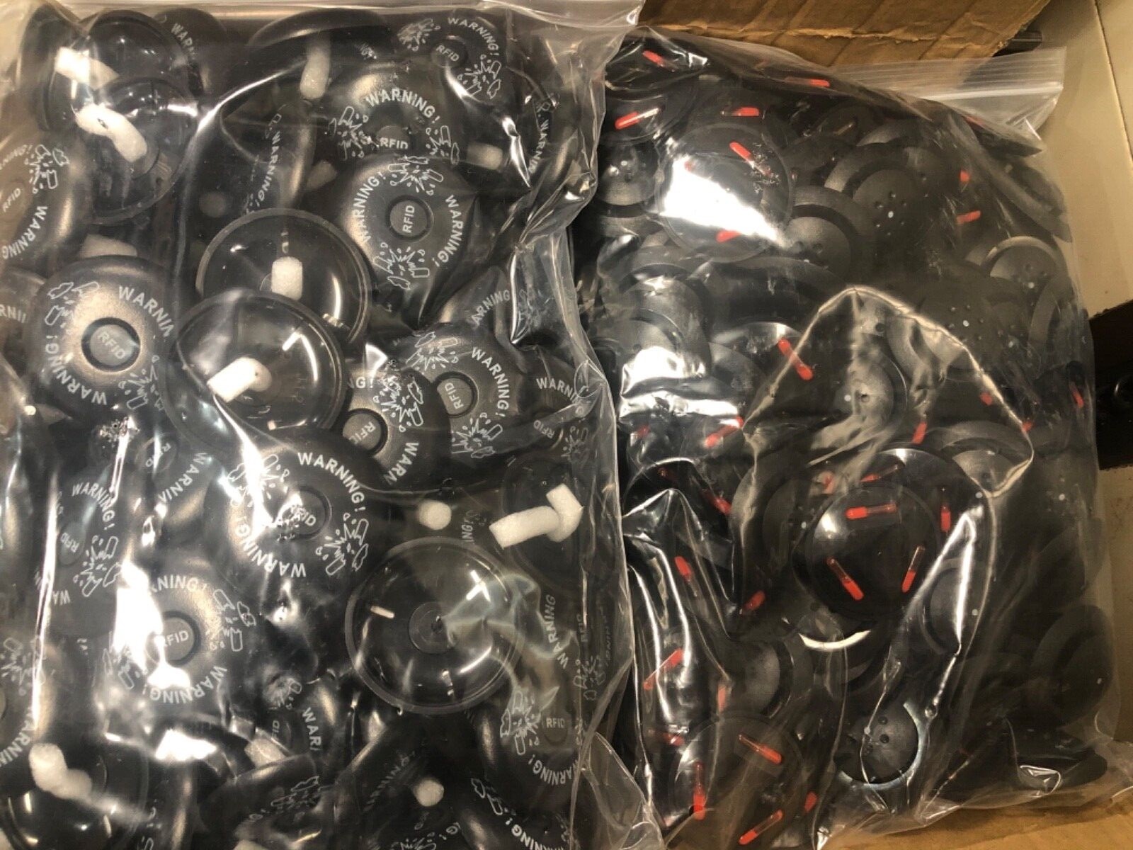 Concept RFID Ink Tags 500 Sets  Security Anti-Theft Clothing Pins Reprogrammable