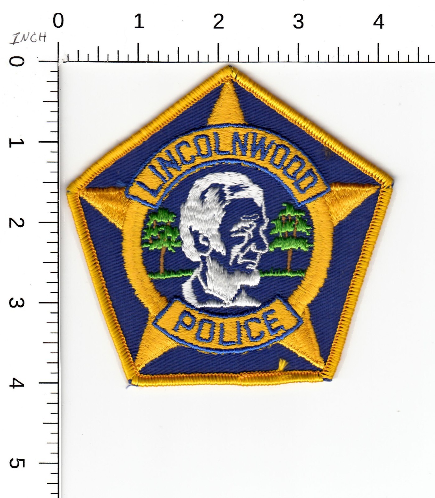 O/S LINCOLNWOOD --- ILLINOIS POLICE COLLECTIBLE PATCH