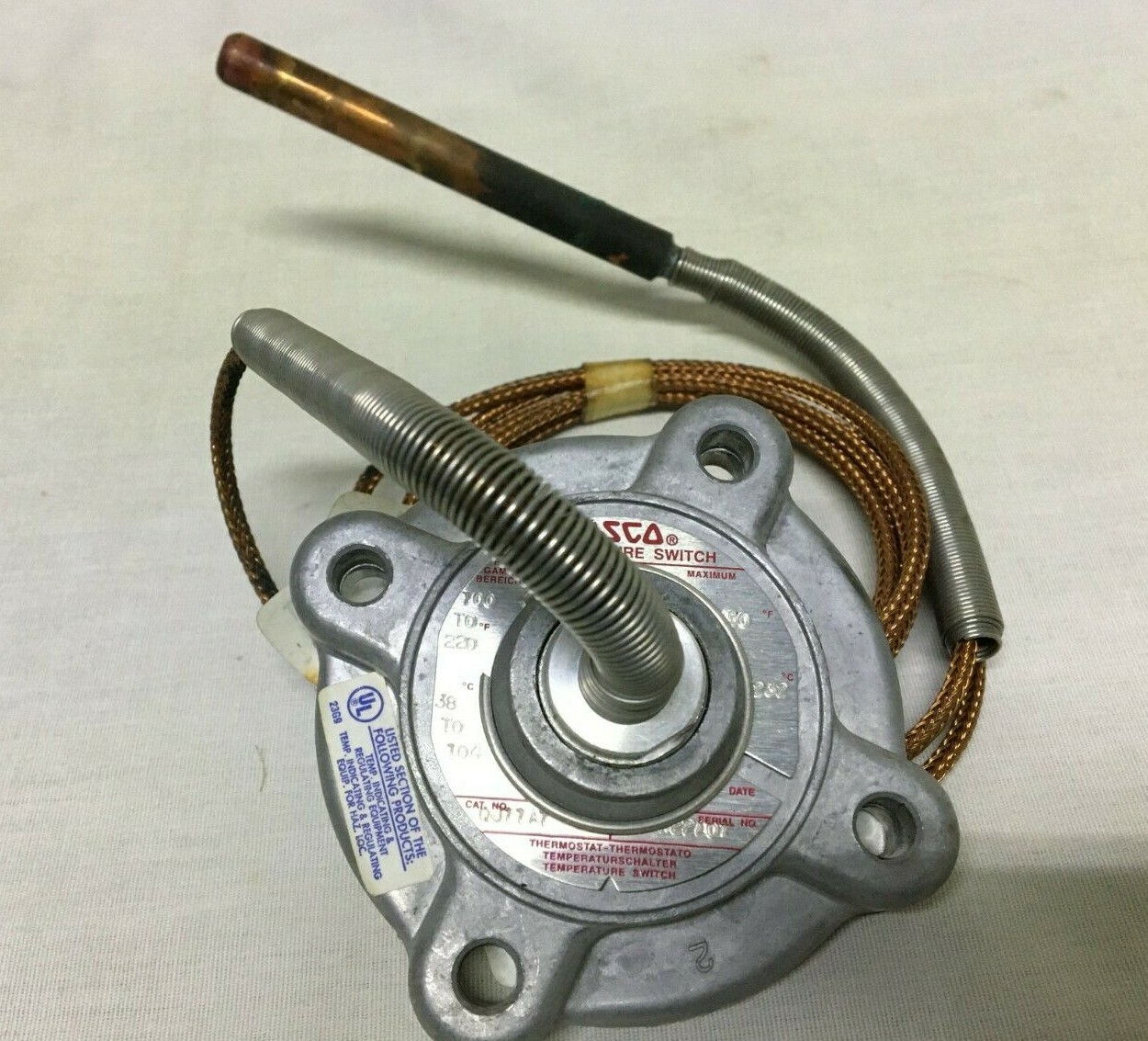 New! Asco A0722W Temperature Transducer (#20120)