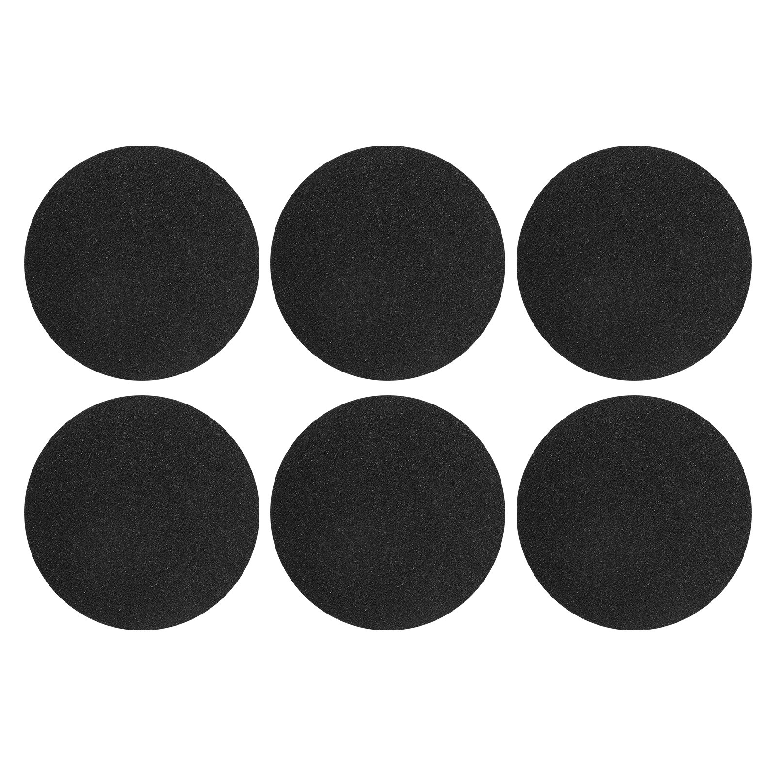 Charcoal Filter Replacements Kitchen Compost Bin Round 6.7" 0.4" Thick 6 Pack