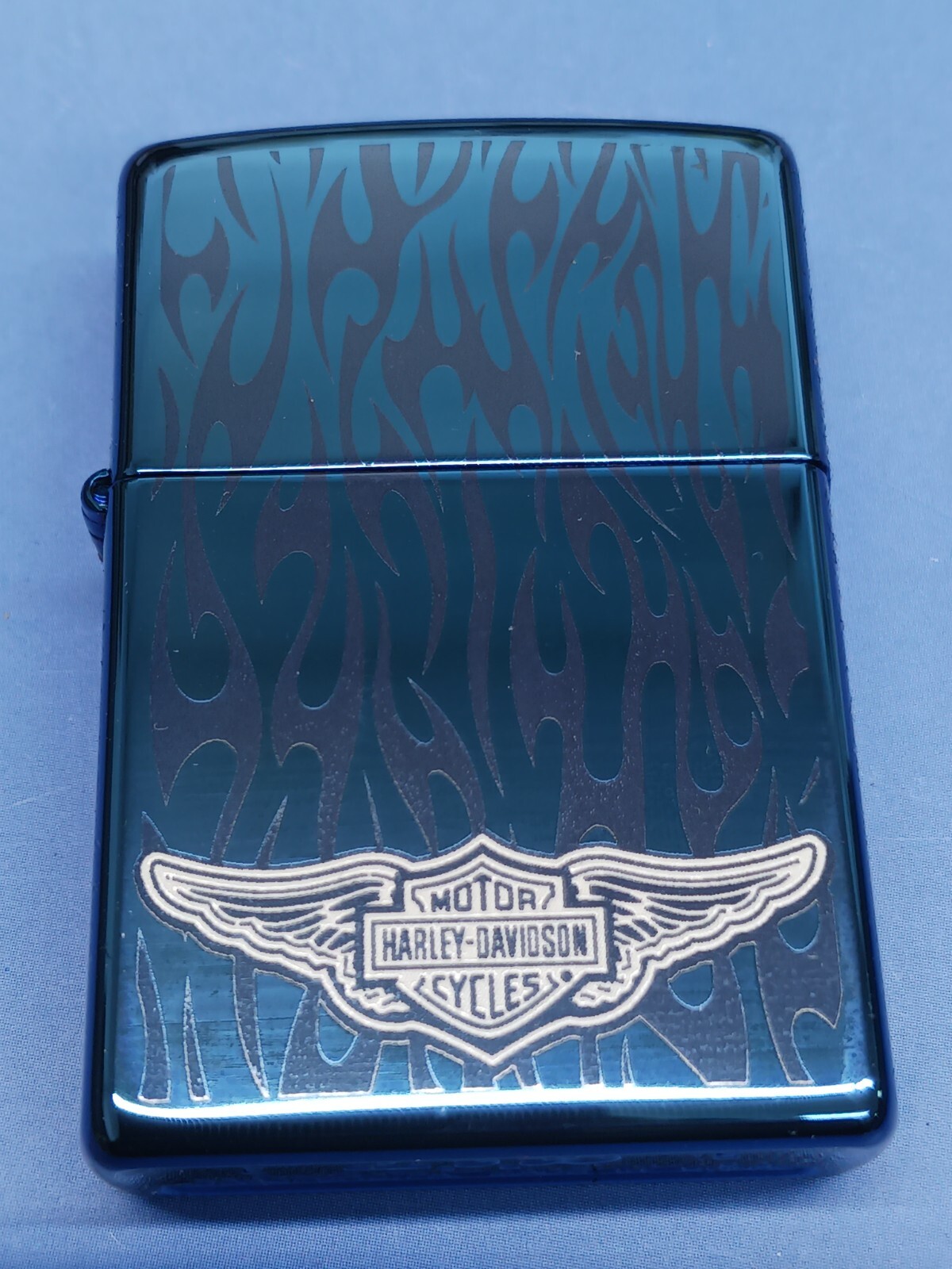Zippo 28687 Harley-Davidson Wings Ghost Sapphire