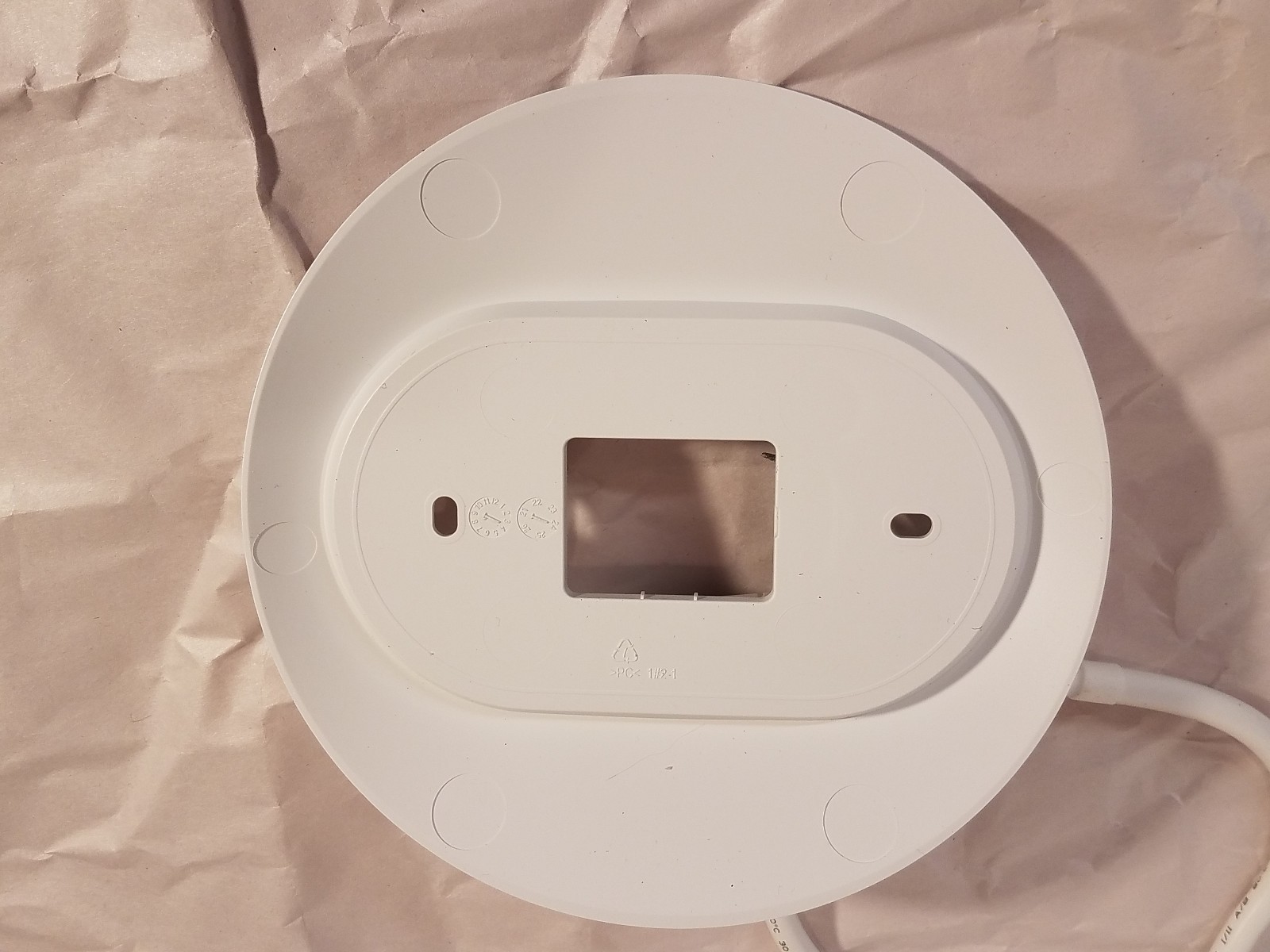 GE CYNC Power Extender Kit plus thermostat backing plate