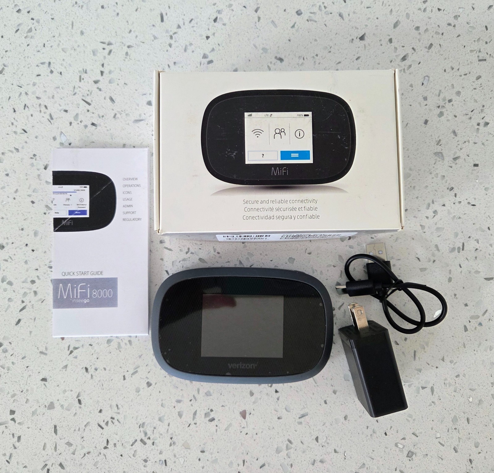 Verizon MiFi 8800L LTE Jetpack WiFi Mobile Hotspot 4G - Grey