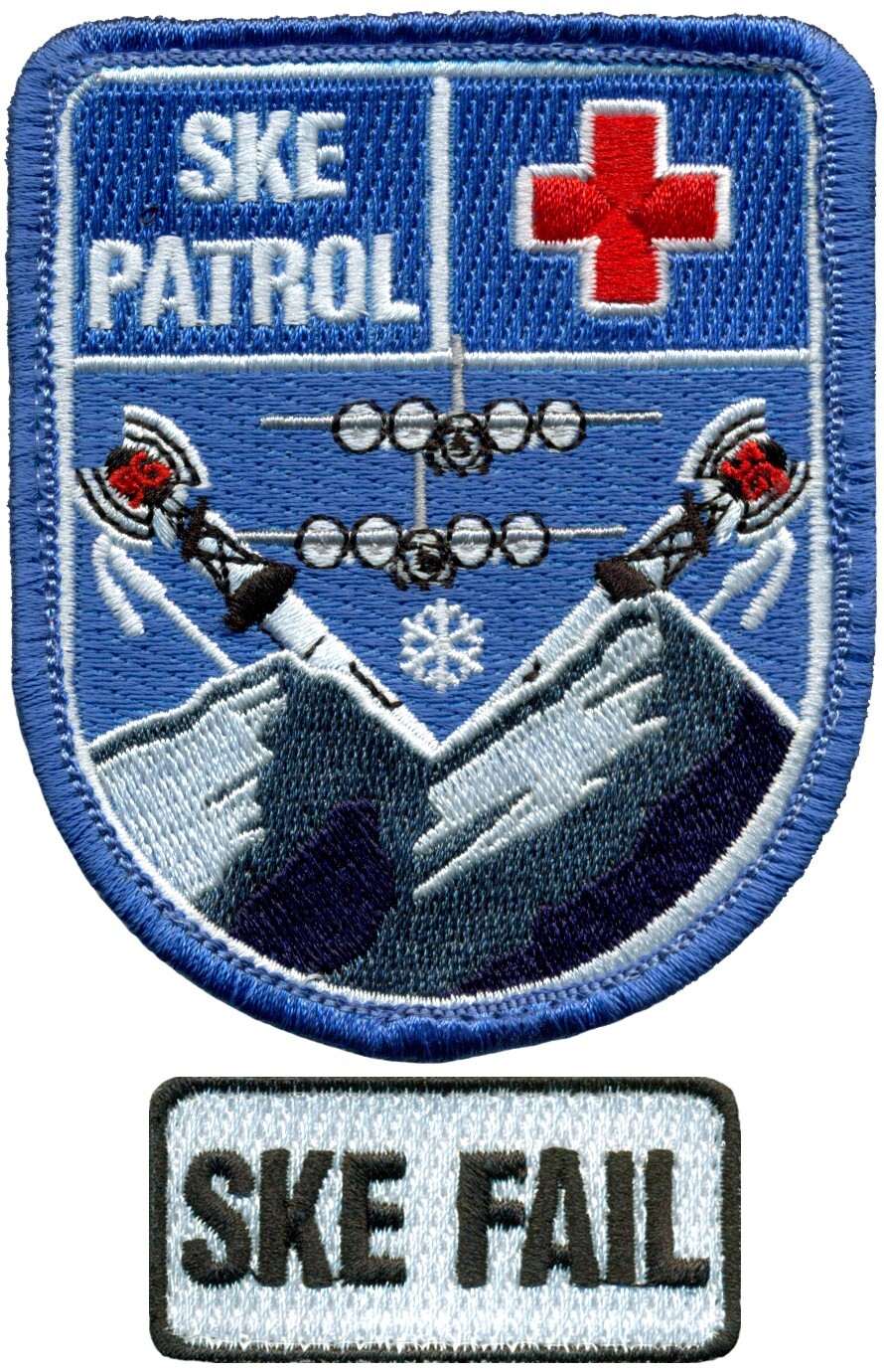 USAF 417th FLIGHT TEST SQUADRON – SKE PATROL + POCKET TAB PATCH SET