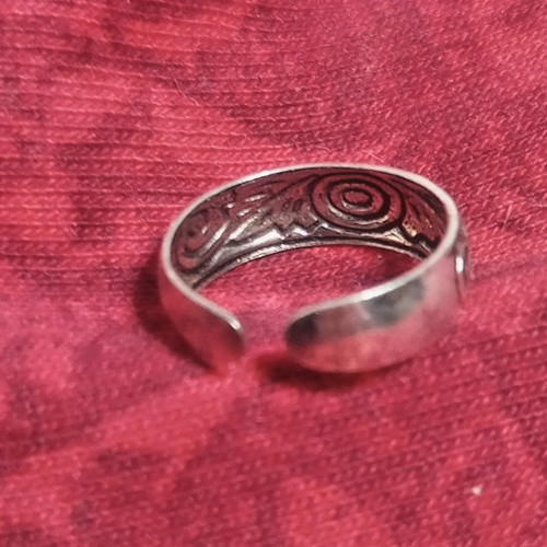 Women's Adjustable Toe Ring Solid Metal 925 Sterling Silver