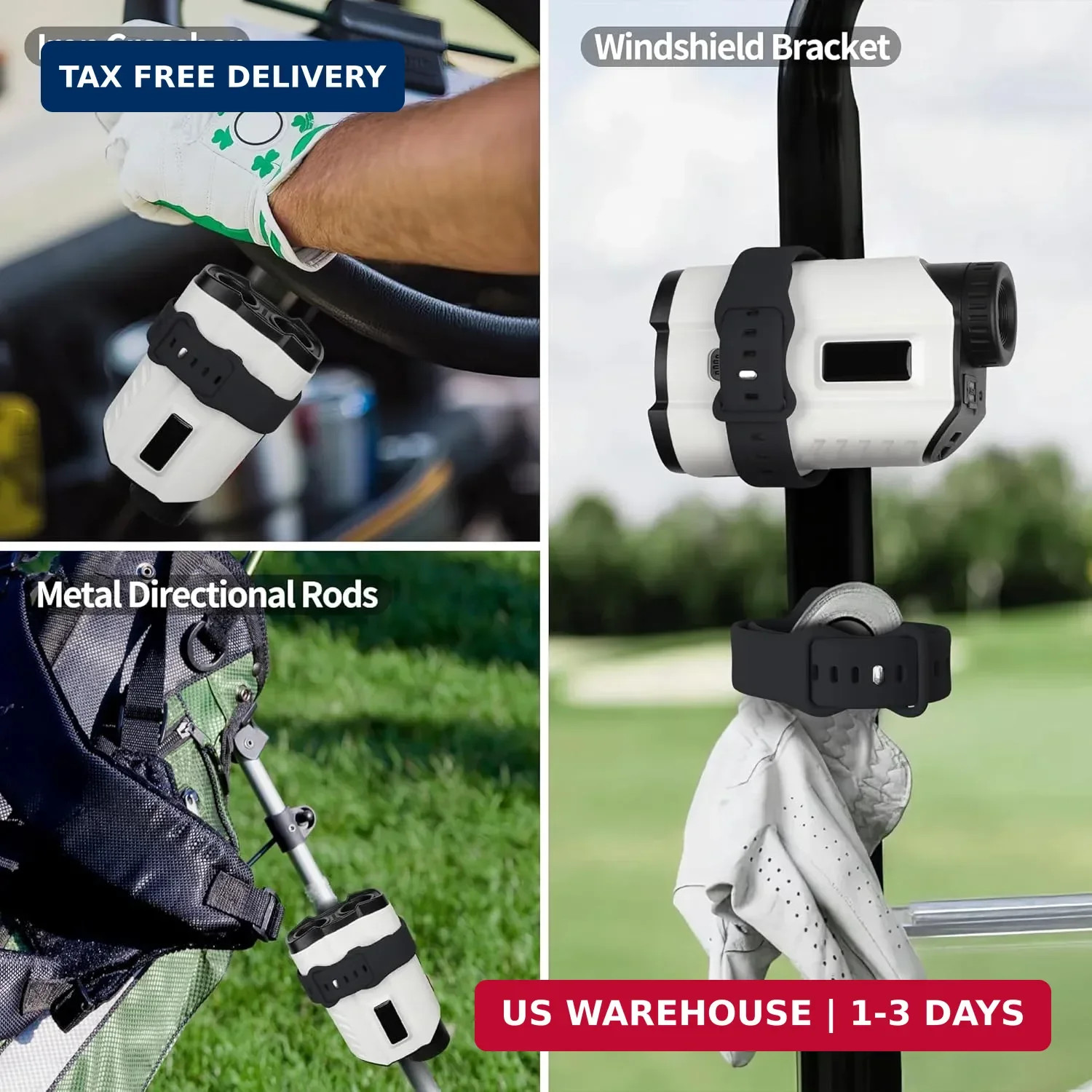 Rangefinder Magnetic Strap for Golf - Adjustable Range Finder Holder with Strong