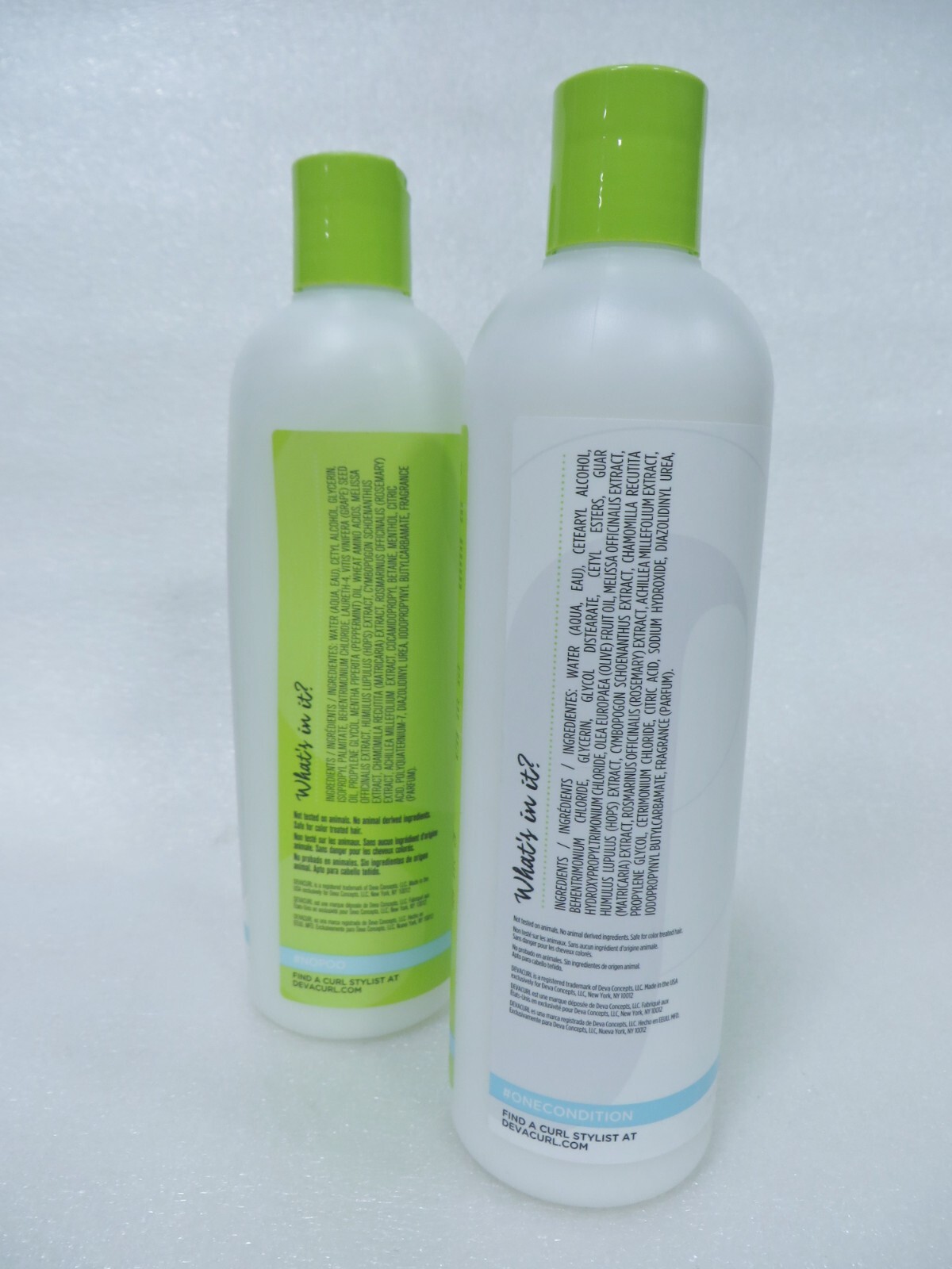 DEVA CURL NO POO ORIGINAL CLEANSER & ONE CONDITION 12 OZ