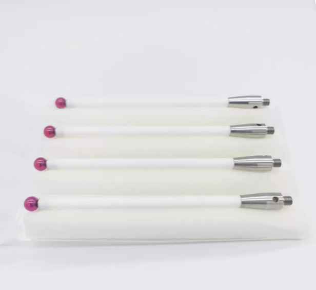 M4 A-5000-3712 CMM Touch Probe Stylus 6mm Ruby Ball CNC Probe Tip Ceramic shaft
