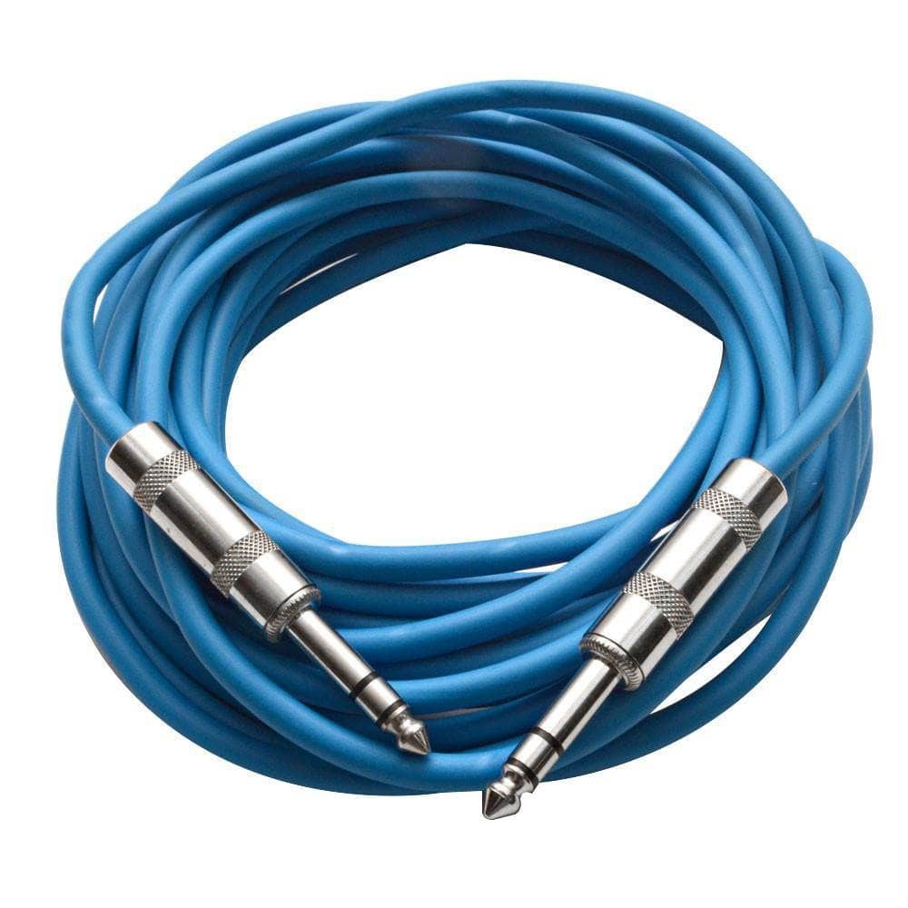 SATRX-25 Blue 25 Foot TRS Patch Cable