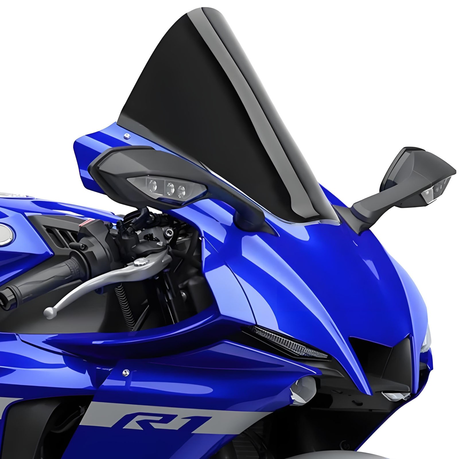 black Heighten Windscreen For Yamaha R1 R1M 2020 2021 2023 2024 Wind Deflector