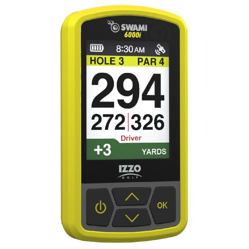 Izzo Swami Golf GPS Rangefinder - Color Display & Scorekeeper