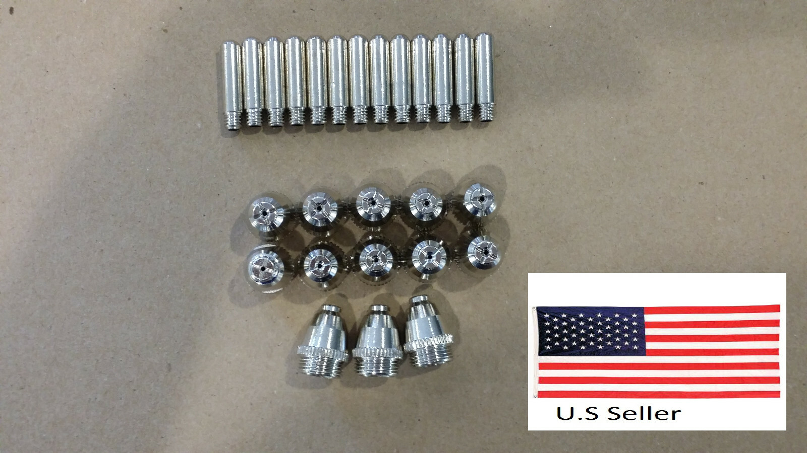 Amico 50 Amp CUT-50 Plasma Cutter Consumables 26 pcs, 13 electrodes & 13 tips