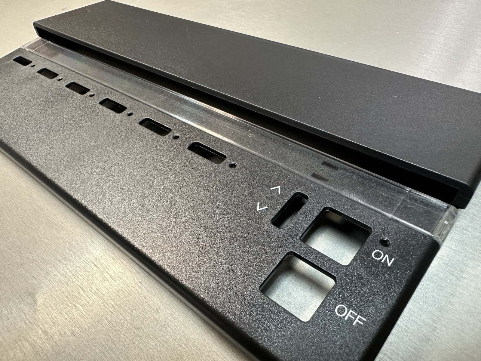 For Crestron CLS-C6B Black iLux Integrated Lighting System, Front Cover only