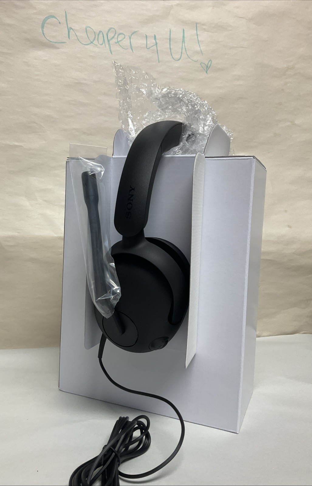 Sony InZone H5 WIRED  Gaming Headphones Black WH-G500/BZ- Free S&H