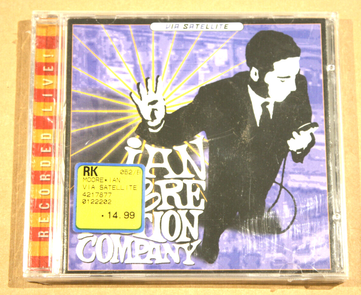 Ian Moore Action Company CD Via Satellite New Sealed