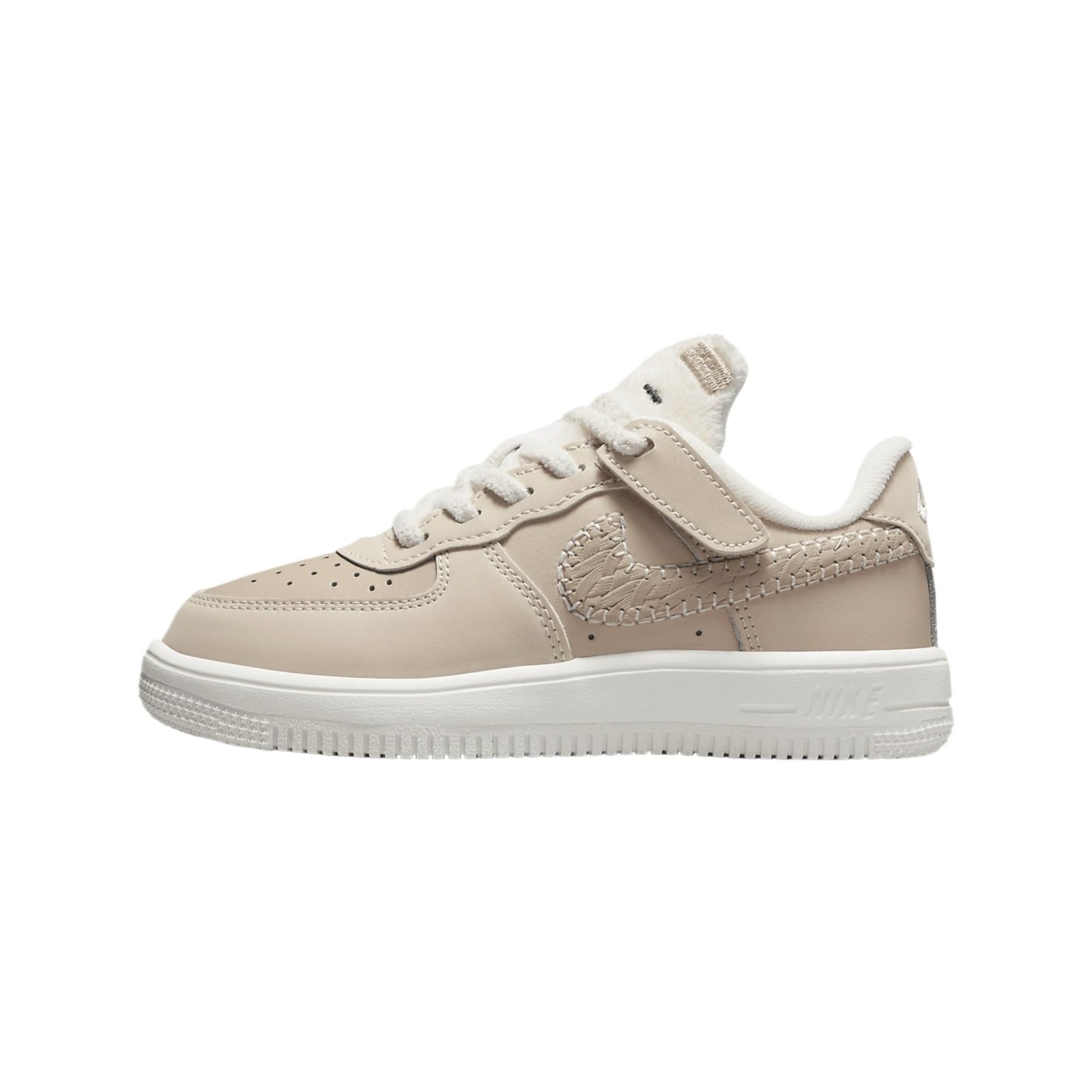 Nike  Little Kids' Force1 Low Easy On Casual Shoes - Sanddrift/Sail/Raisin/Ivory