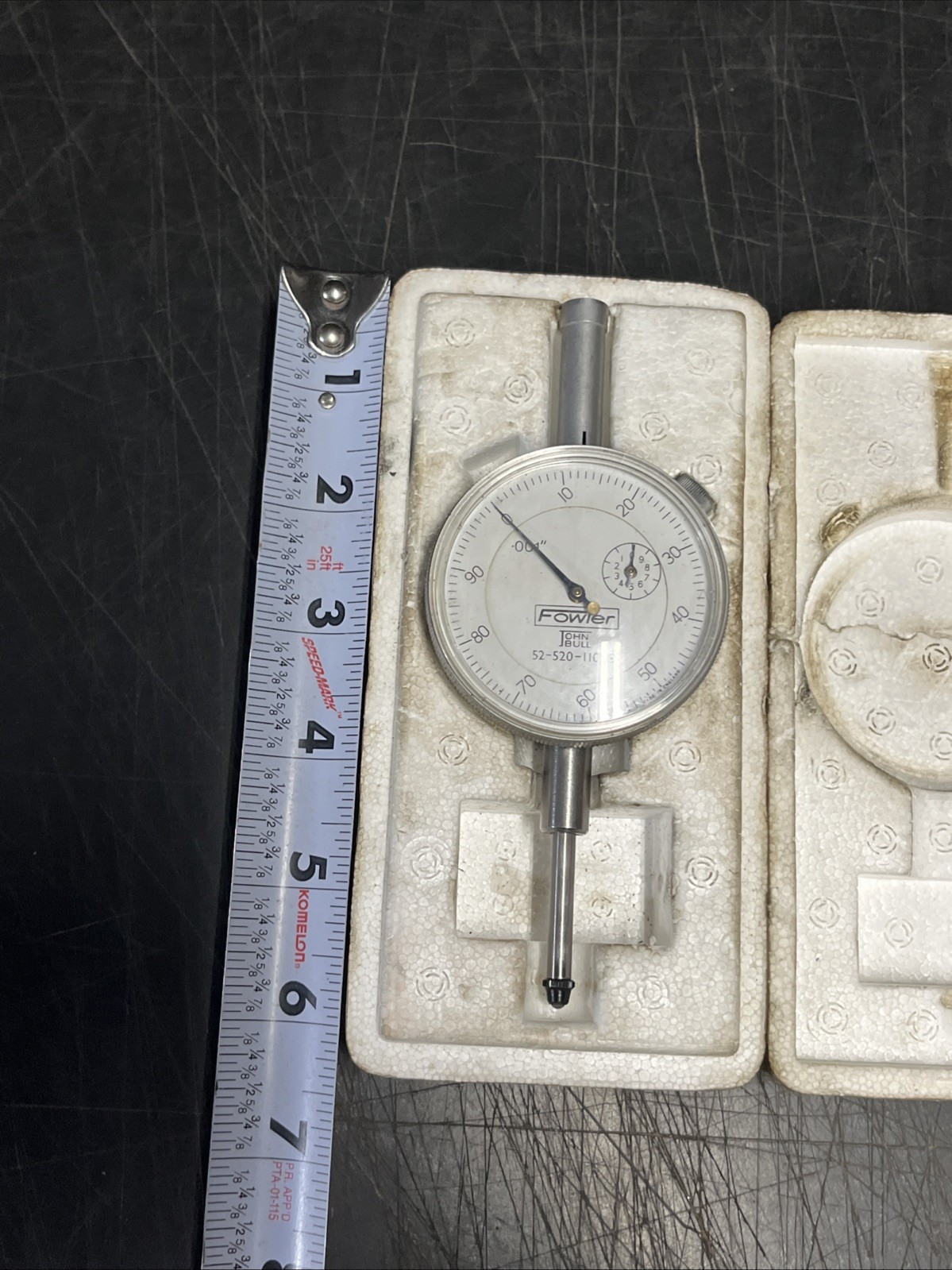 Fowler 52-520-110 Dial Indicator .001” John Bull. Machinist