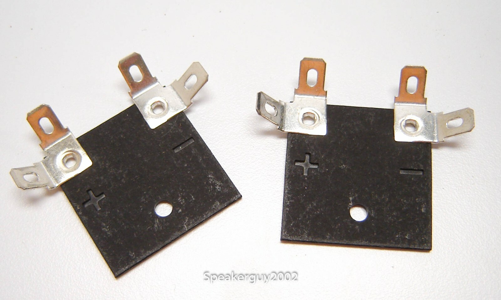Pair of Fiber Board Woofer Terminal / Speaker Part / .205 Spade / FBT11