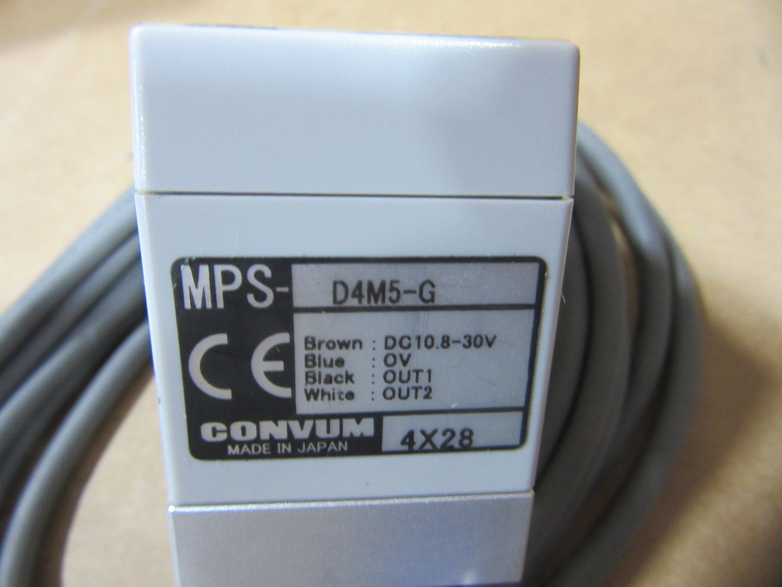 Convum MPS-D4M5-G Pressure Sensor NEW!!! with Free Shipping