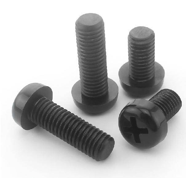 20PCS M3x10mm Black Nylon Pan Head Screws new M3*10MM