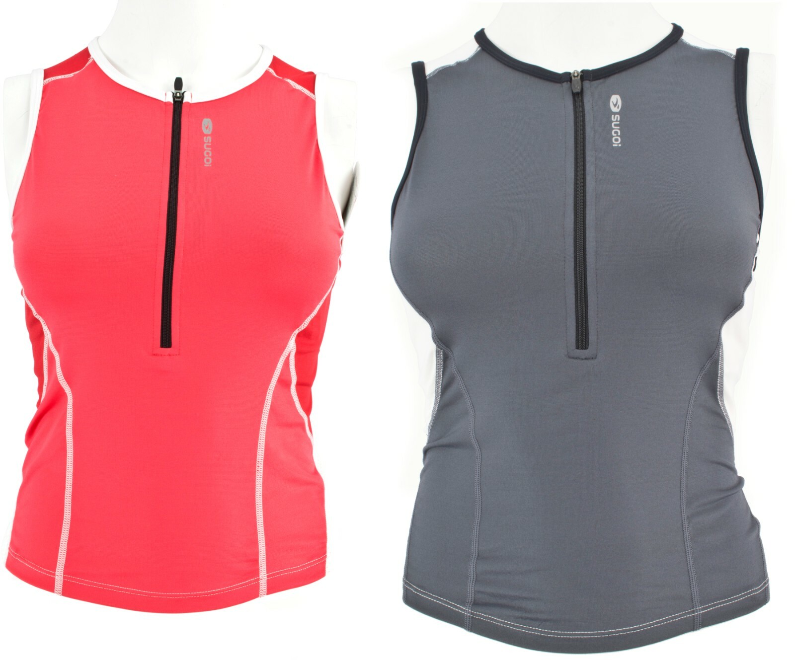 SUGOI CS20036F WOMEN'S BLAST TRI TANK BREATHABLE JERSEY MADE IN CANADA MEDIUM