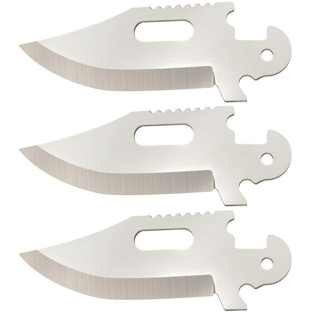 Cold Steel Click N Cut 3pk Bowie Fixed Blade Knife - CS-40AP3D