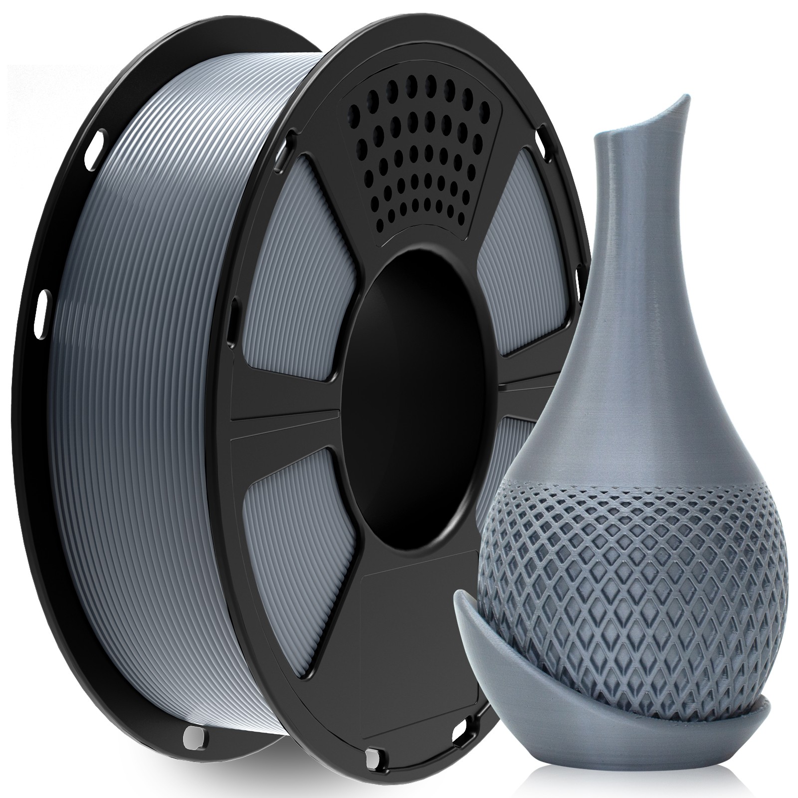 GEEETECH Filament HS-PLA Gray 1.75mm 1KG/roll Consumables For FDM 3D Printer